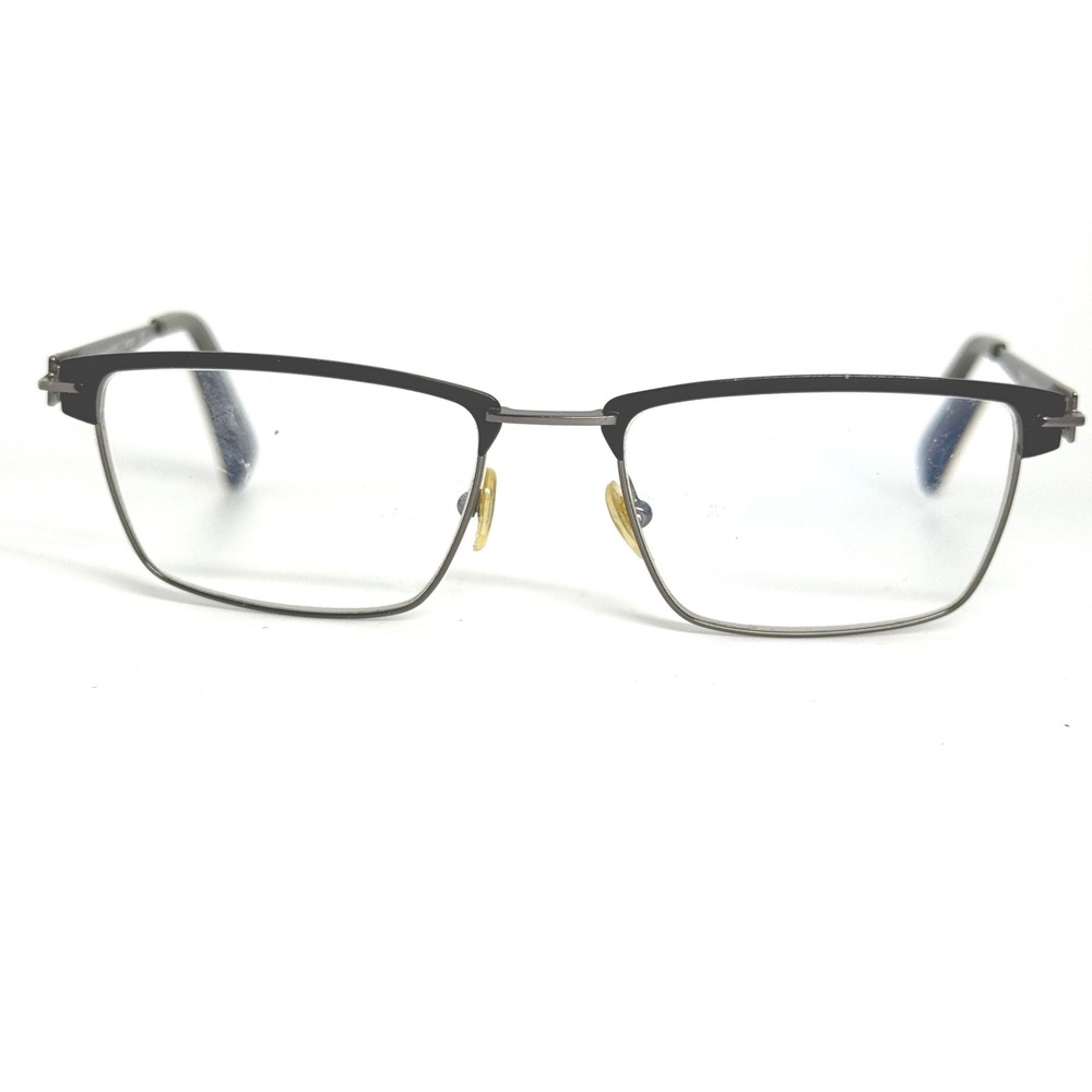 Scott Harris Europa SH-464 C1 Eyeglasses‎ Frames Black Silver 51-17-138 22225